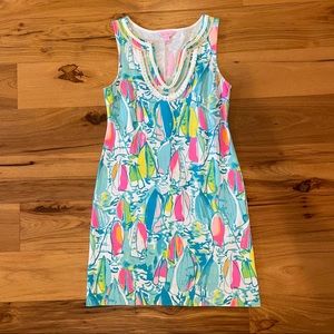 Lilly Pulitzer sailboat Harper shift dress
